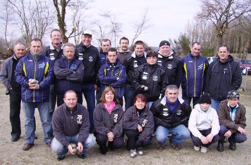 club de Locmiqu&eacute;lic et p&eacute;tanque gourinoise en coupe de france