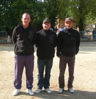 triplette demi-finaliste au championnat du Morbihan qualificatif au France FFPJP