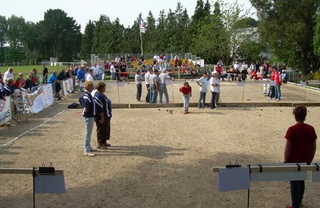 vue des quarts de finale championnat bretagne