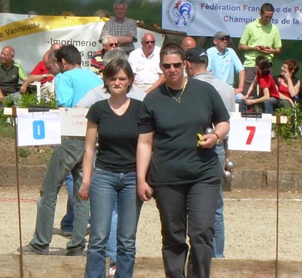 doublette f&eacute;minine de tr&eacute;gueux