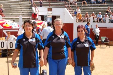 championnes de bretagne triplettes au France petanque