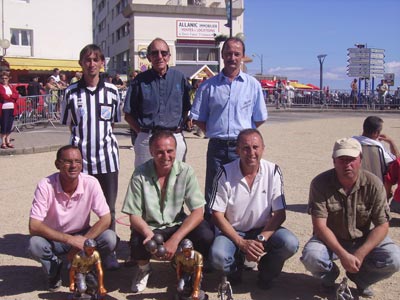 Les vainqueurs et finalistes du regional de Quiberon Petanque