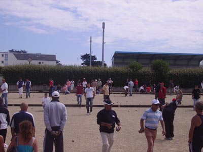 Terrains du stade &agrave; quiberon