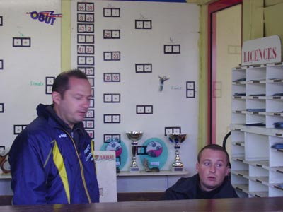 Stephane et Greg a la table de marque