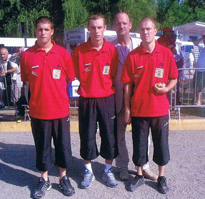 triplette du morbihan au championnat de France petanque FFPJP