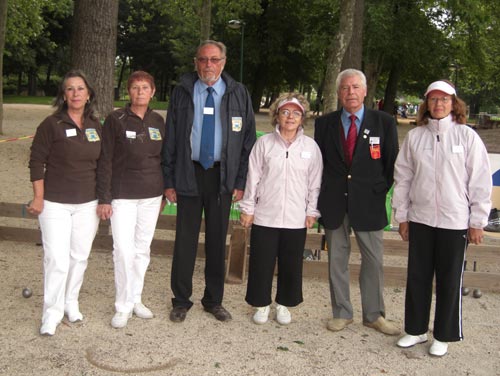championnes du Morbihan doublette f&eacute;minine p&eacute;tanque 2008