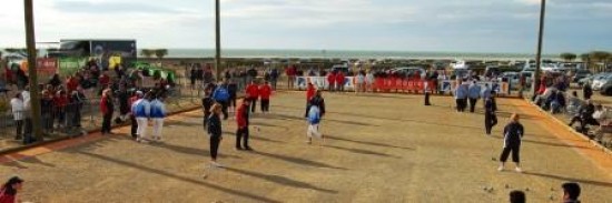 terrain du championnat de france triplette feminine