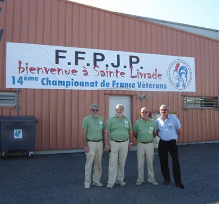 la triplette v&eacute;t&eacute;ran du Morbihan FFPJP