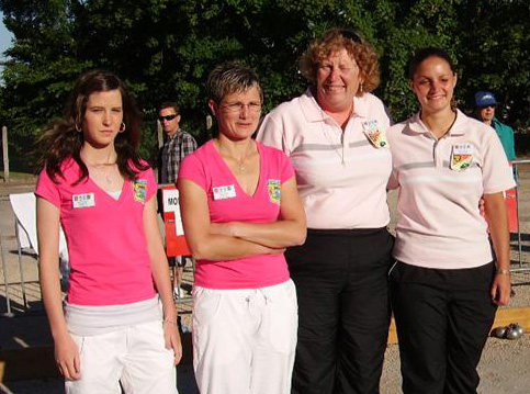 Championnat de France doublette f&eacute;minine Davilma contre Py