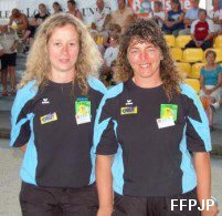 championnes de france doublette p&eacute;tanque