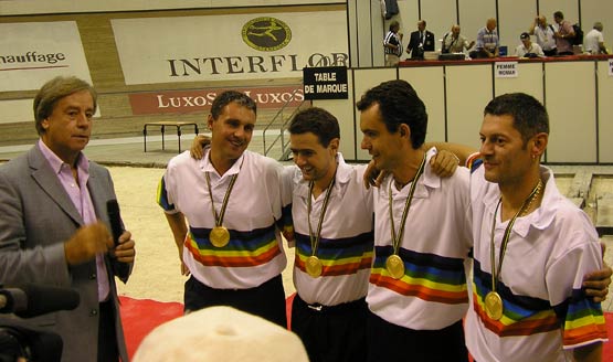 france championne du monde petanque