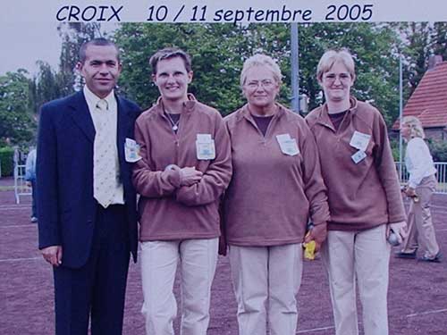 championnat de France triplette feminine